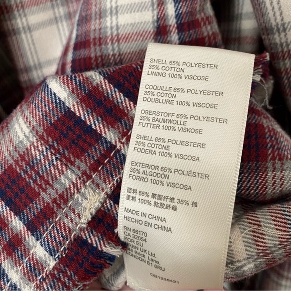 NWOT Free People Alessandra Plaid Cropped Blazer - Picture 4 of 5